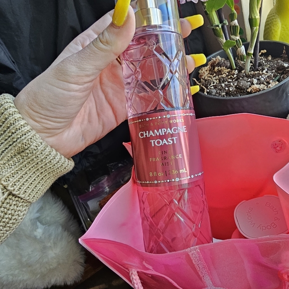 🏷️NEW Bath & Body Works Champagne Toast Holiday Gift Bag, Set of 4 Items - Picture 10 of 11